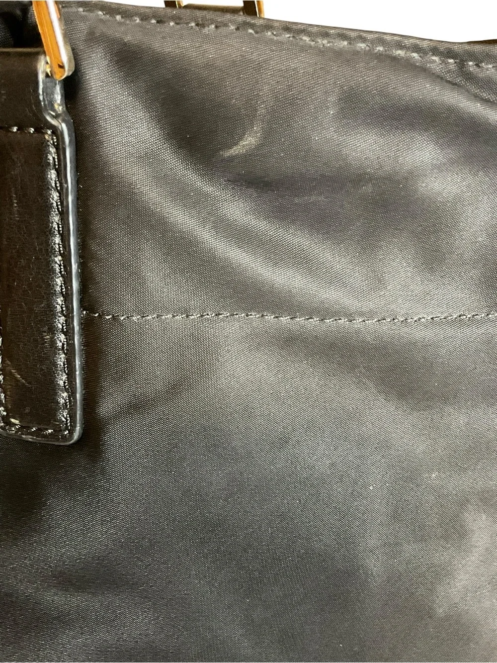 Michael Kors Morgan Black Tote with Gold Logo Charm - Picture 8 of 9